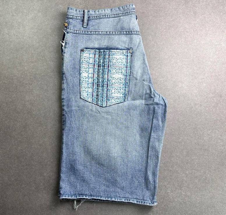 Vintage Pelle Pelle Baggy Blue Denim Shorts