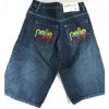 Vintage Pelle Pelle Denim Hip Hop Men Blue Shorts
