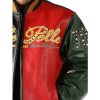 Vintage Pelle Pelle Forever Fearless MB Men Dark Green Leather Jacket