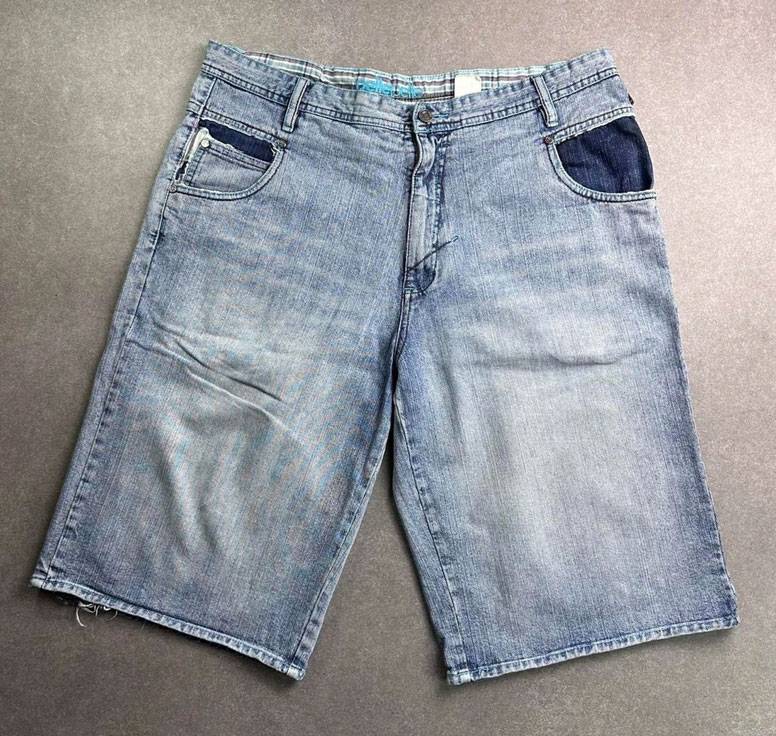 Vintage Pelle Pelle Hip Hop Baggy Denim Shorts