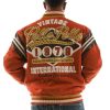 Vintage Pelle Pelle Men 1978 International Orange Wool Jacket
