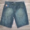 Vintage Pelle Pelle Skull Embroidered Denim Shorts