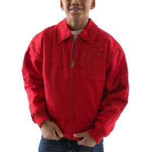Vintage Pelle Pelle Soda Club Kids 1978 Red Jacket