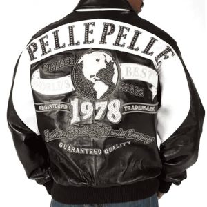 Vintage Pelle Pelle Worlds Best 1978 Black Leather Jacket
