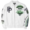 White Pelle Pelle MB Bruiser Plush Jacket