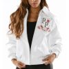 Women Pelle Pelle American Rebel MB White Jacket