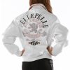 Women Pelle Pelle American Rebel MB White Leather Jacket
