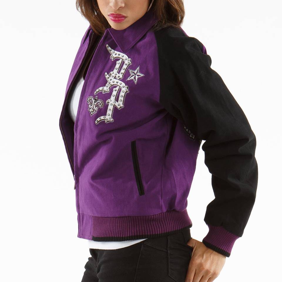 Women Pelle Pelle Black Label MB Purple Jacket