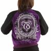 Women Pelle Pelle Black Label MB Purple Wool Jacket