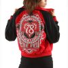 Women Pelle Pelle Black Label MB Red Wool Jacket