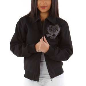 Women Pelle Pelle Black Reign Supreme MB 1978 Wool Jacket