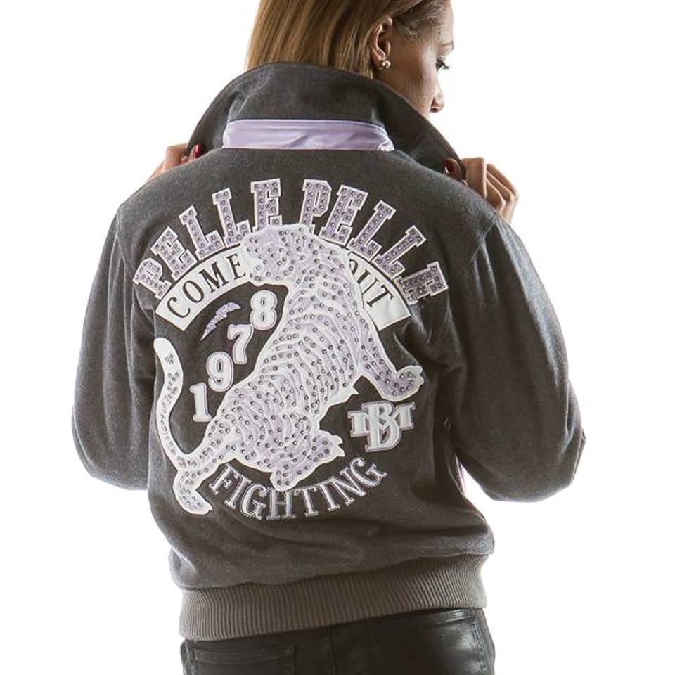 Women Pelle Pelle Come Out 1978 MB Grey Jacket