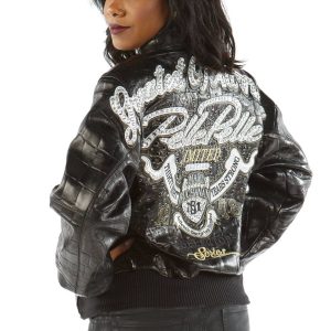 Women Pelle Pelle Greatest Of All Time MB 1978 Black Leather Jacket