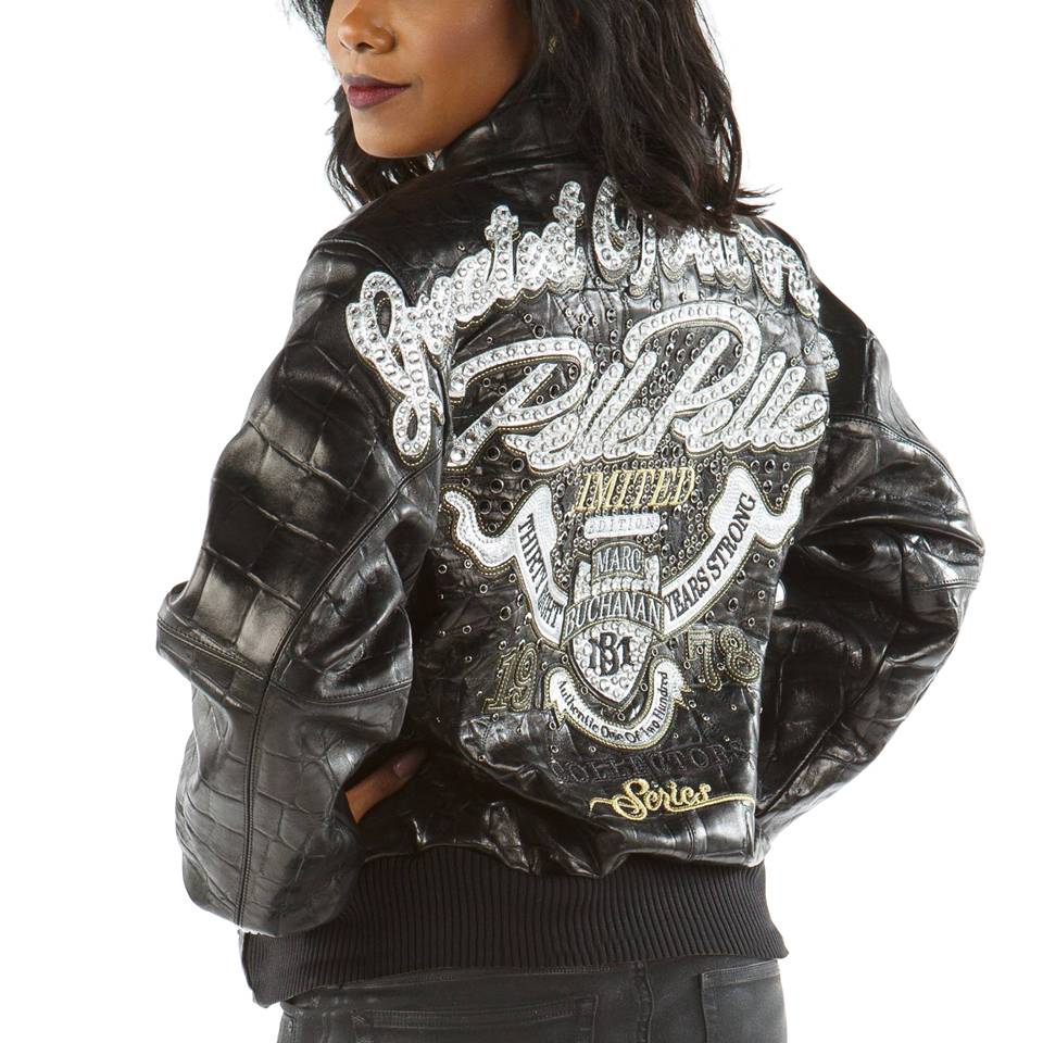 Women Pelle Pelle Greatest Of All Time MB 1978 Black Leather Jacket