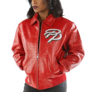 Women Pelle Pelle Greatest Of All Time MB 1978 Red Jacket