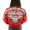 Women Pelle Pelle Greatest Of All Time MB 1978 Red Leather Jacket