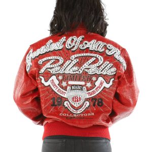 Women Pelle Pelle Greatest Of All Time MB 1978 Red Leather Jacket