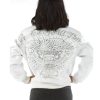 Women Pelle Pelle Greatest Of All Time MB 1978 White Leather Jacket