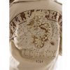 Women Pelle Pelle Legacy Dragon Encrusted Cream Wool Jacket