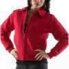 Women Pelle Pelle Legacy Dragon Encrusted Red Jacket