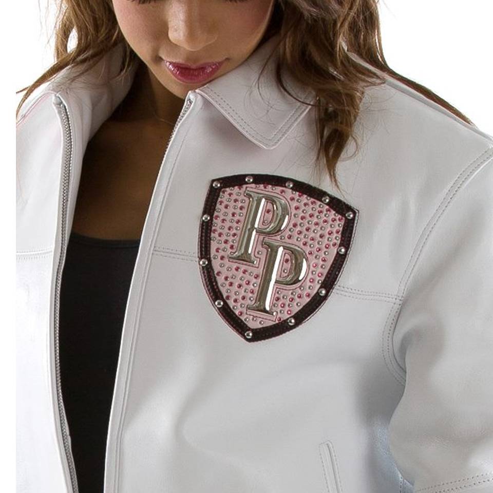 Women Pelle Pelle Legendary MB White Leather Jacket