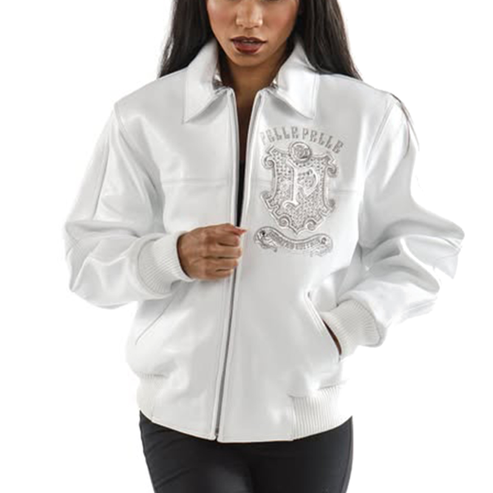 Women Pelle Pelle Limited Edition Legend Series MB 1978 White Jacket