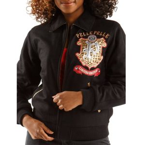 Women Pelle Pelle Limited Edition MB 1978 Black Wool Jacket