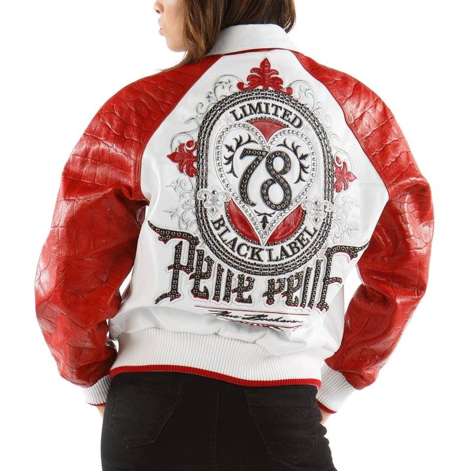 Women Pelle Pelle Marc Buchanan White Leather Jacket