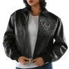 Women Pelle Pelle Platinum & Diamonds Black Jacket