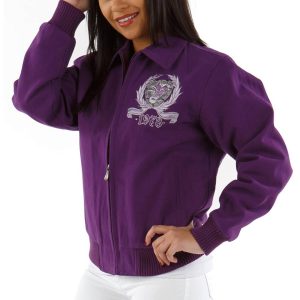 Women Pelle Pelle Purple Reign Supreme MB 1978 Wool Jacket
