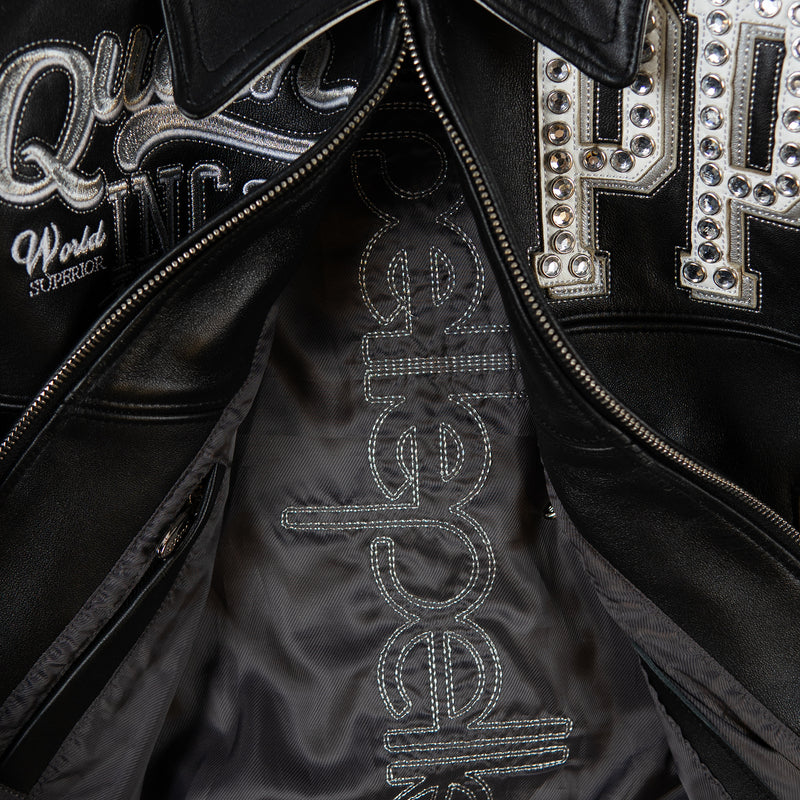 Women Pelle Pelle Queen Black Crop Jacket 2