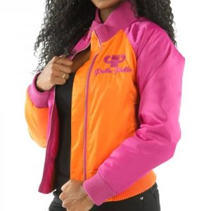 Women Pelle Pelle Queen Cat Magenta Jacket