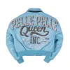 Women Pelle Pelle Queen Sky Blue Crop Jacket 1