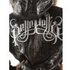 Women Pelle Pelle Royal in Black Fur Hooded Leather Jacket