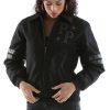 Women Pelle Pelle Soda Club MB Black Wool Jacket