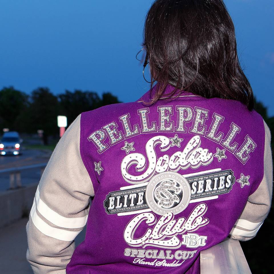 Women Pelle Pelle Soda Club MB Purple Wool Jacket