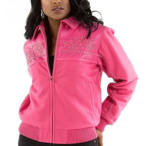 Women Pelle Pelle Supreme Club Pink Jacket
