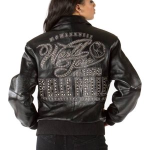 Women Pelle Pelle World Tour 1978 Black Jacket