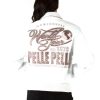 Women Pelle Pelle World Tour 1978 White Jacket