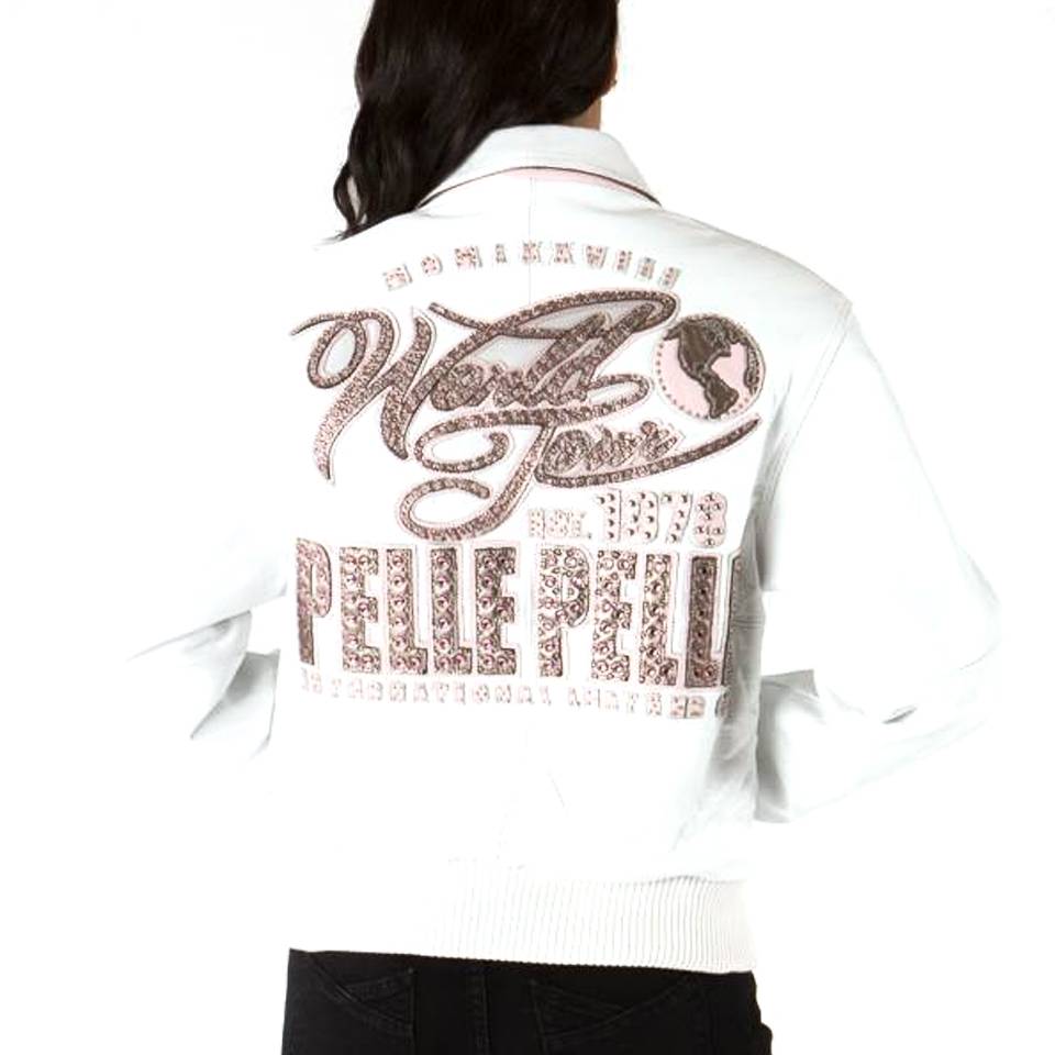 Women Pelle Pelle World Tour 1978 White Jacket