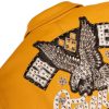 Women Pelle Pelle Yellow American Bruiser 1978 Women Crop Jacket