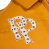 Women Pelle Pelle Yellow American Bruiser 1978 Women Crop Real Leather Jacket