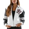 Pelle Pelle Women Vintage Legend Varsity White Jacket