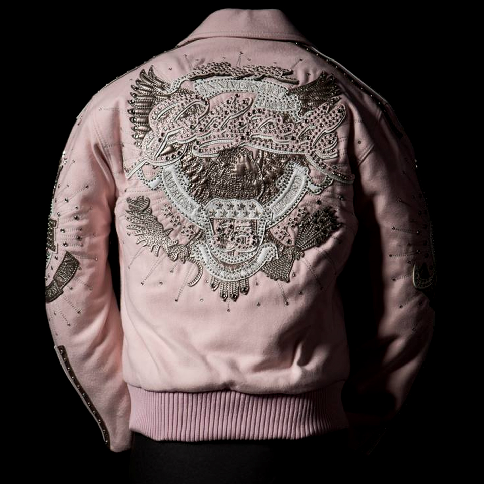 Women Vintage Pelle Pelle 35th Anniversary 1978 Pink Wool Jacket