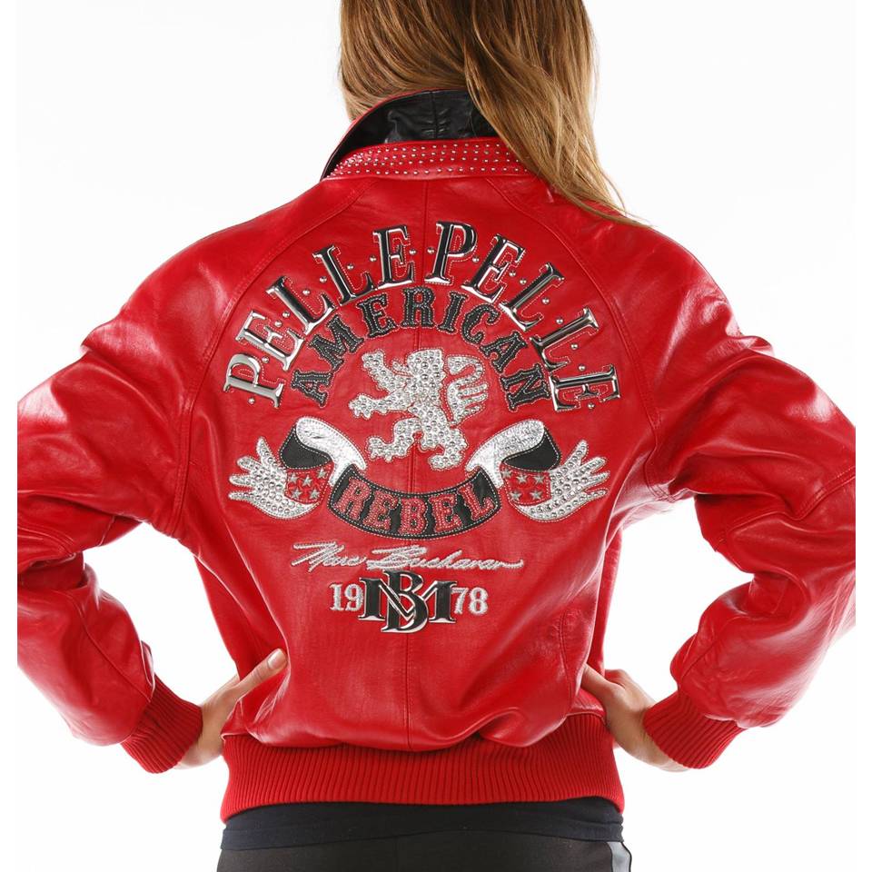 Women's Pelle Pelle American Rebel MB Red Leather Jacket