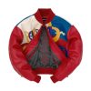 Women's Pelle Pelle Picasso Red Crop Genuine Leather Jacket