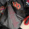 World Famous Pelle Pelle Black MB 1978 Women Crop Leather Jacket