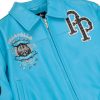 World Famous Pelle Pelle Blue MB Women Crop Jacket