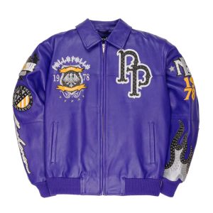 World Famous Pelle Pelle Purple Jacket